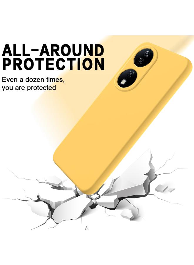 S-TOP Case For Honor X7b/Play 50 Plus Solid Color Liquid Silicone Dropproof Full Coverage Protective Case - Image 3