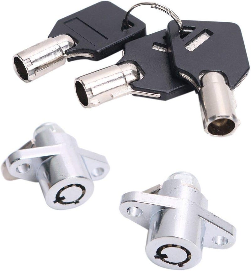 CELOMT CELO MT Hard Saddlebag Locks for Harley Davidson Touring Electra Glide Road King 1993-2013 - Black D-001 - Image 1