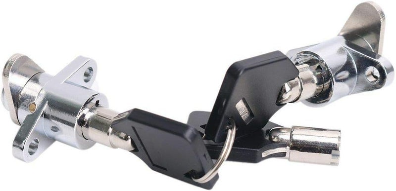 CELOMT CELO MT Hard Saddlebag Locks for Harley Davidson Touring Electra Glide Road King 1993-2013 - Black D-001 - Image 3