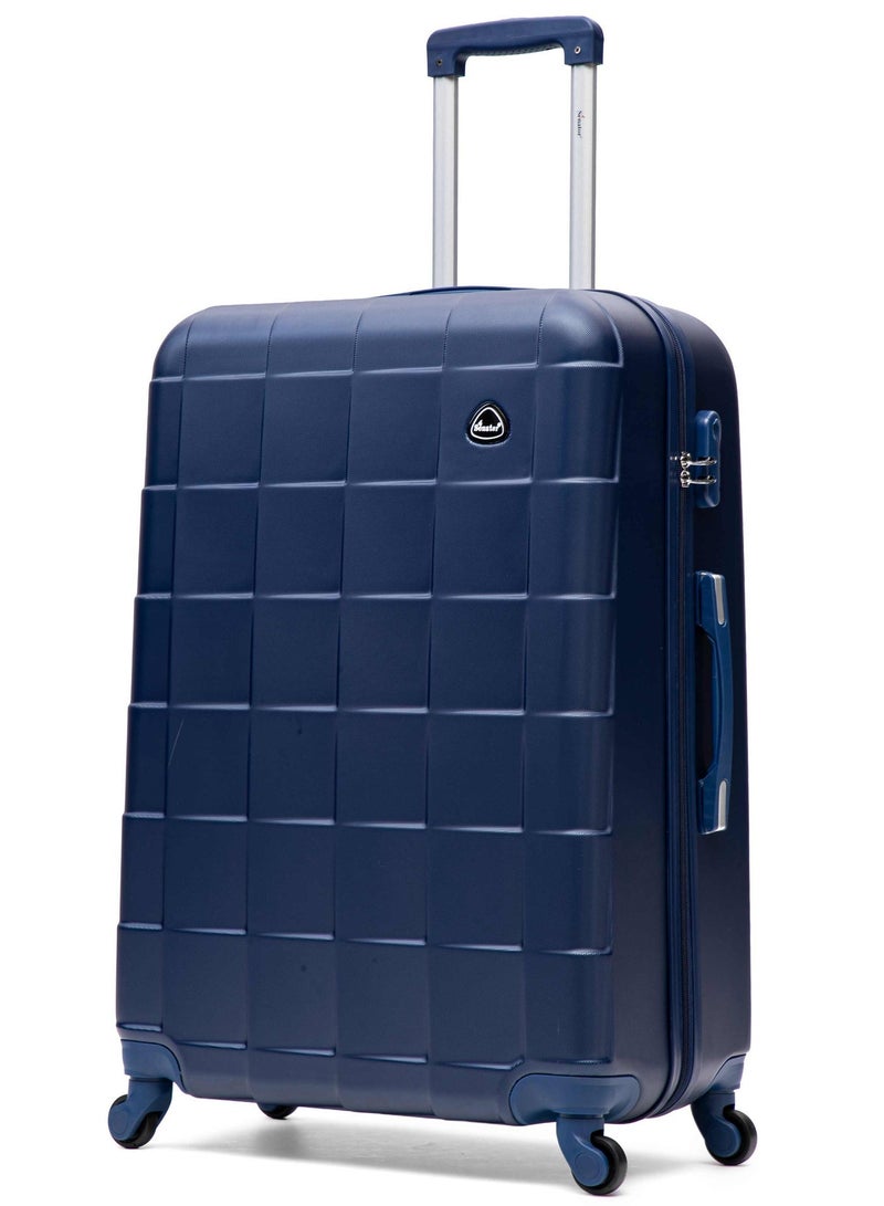 SENATOR Hard Case Travel Bag Trolley Luggage Set of 3 ABS Lightweight Suitcase with 4 Spinner Wheels, A207, Navy Blue - Image 3