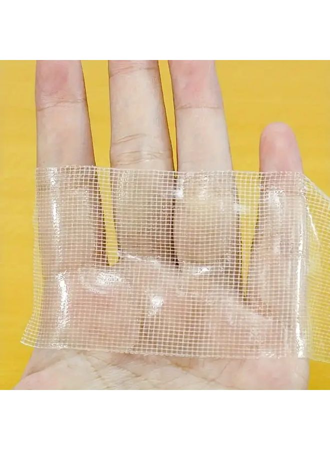 شريط قماش ثنائي الجانب ثقيل 3 حزم 0.79 بوصة × 196.85 بوصة لاصق شفاف عالي اللزوجة - Image 5