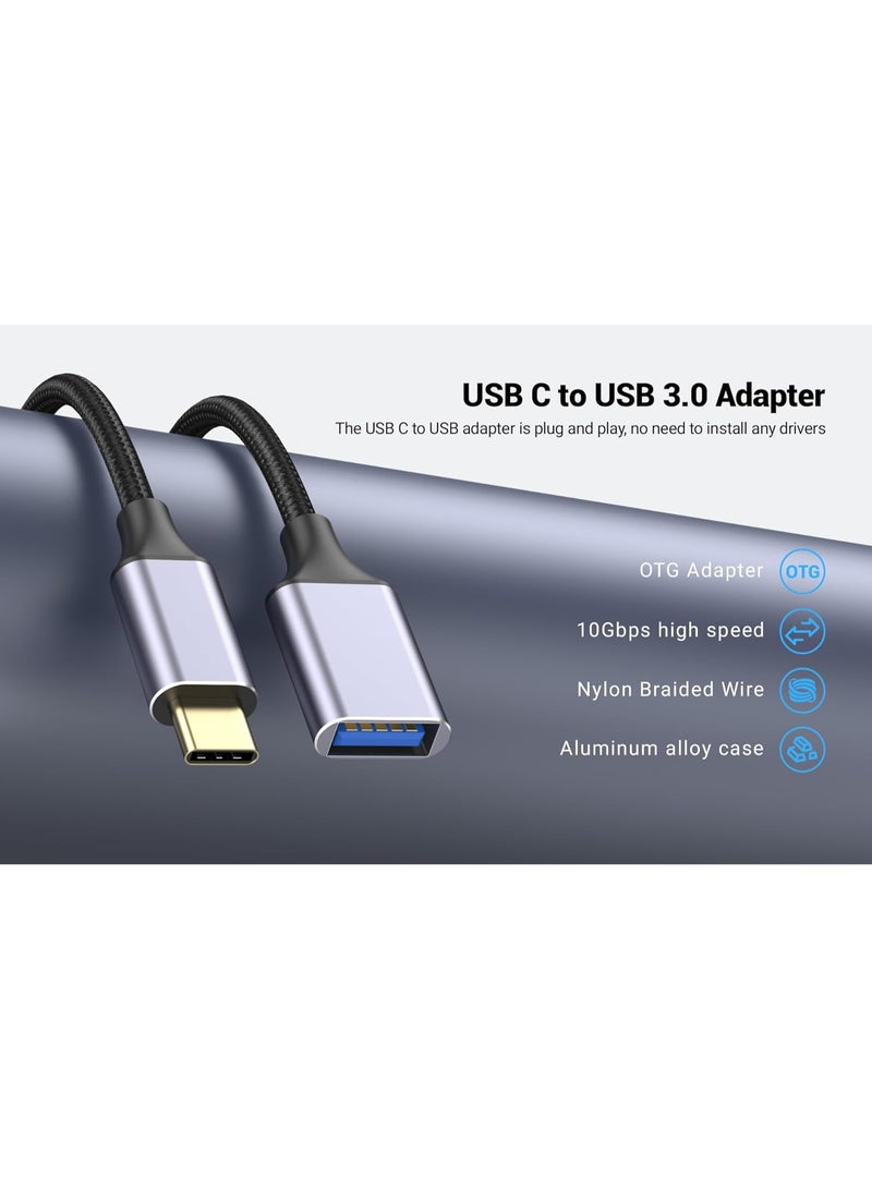 USB Female to C Male Cable(1M/3.3 Ft),Type-C Adapter,USB C to USB 3.0 Adapter,C Female to A Male for Phone/Laptop/Tablet/Switch USB-C Device - Image 5