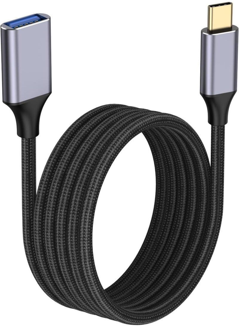 USB Female to C Male Cable(1M/3.3 Ft),Type-C Adapter,USB C to USB 3.0 Adapter,C Female to A Male for Phone/Laptop/Tablet/Switch USB-C Device - Image 1