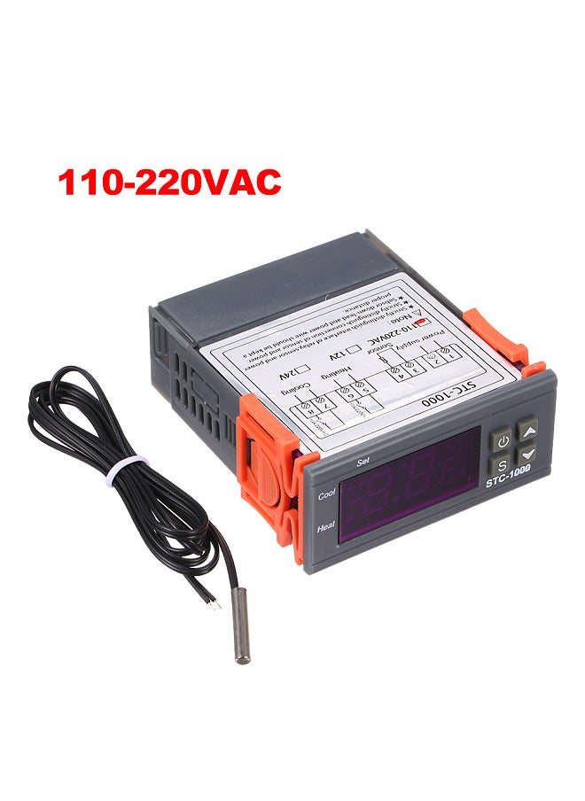 Generic - STC-1000 Digital Temperature Controller Heating Cooling Centigrade Thermostat with Sensor - Image 1