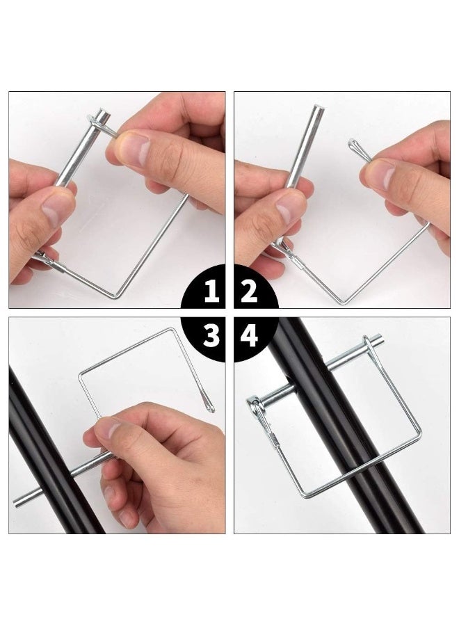 Generic 10pcs Square Pin Locking Pins for PTO, Farm, Lawn, Trailer and Garden Pins, Hook Pins, Line Locking Pins, Connecting Pins, Round Pins  - Image 3