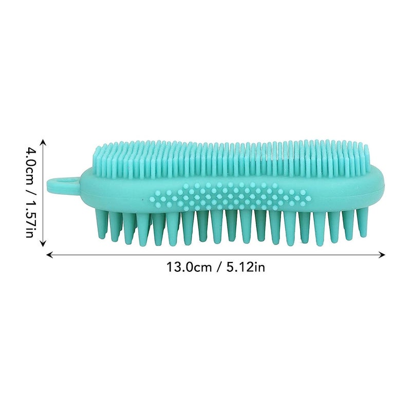 Orrda Soft Silicone Bath Shower Massage Body Cleaning Wash Shampoo Brush | Body Scrubber Shower Bath Wash Brush for Women Men Baby Sensitive Skin, Easy to Clean (Multicolor) - Image 2