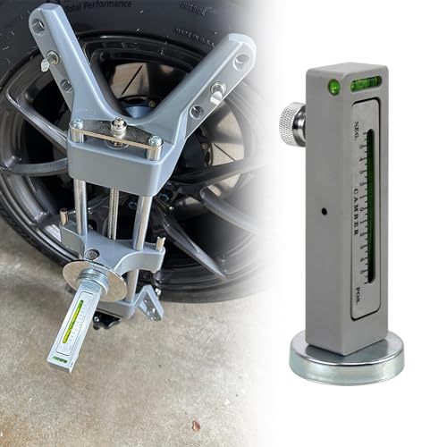 RULLINE Universal Magnetic Gauge Tool Wheel Alignment Camber Alignment Tool Magnetic Wheel Alignment Gauge Camber Caster Strut Wheel Alignment Tool for Truck Car RV - Image 1