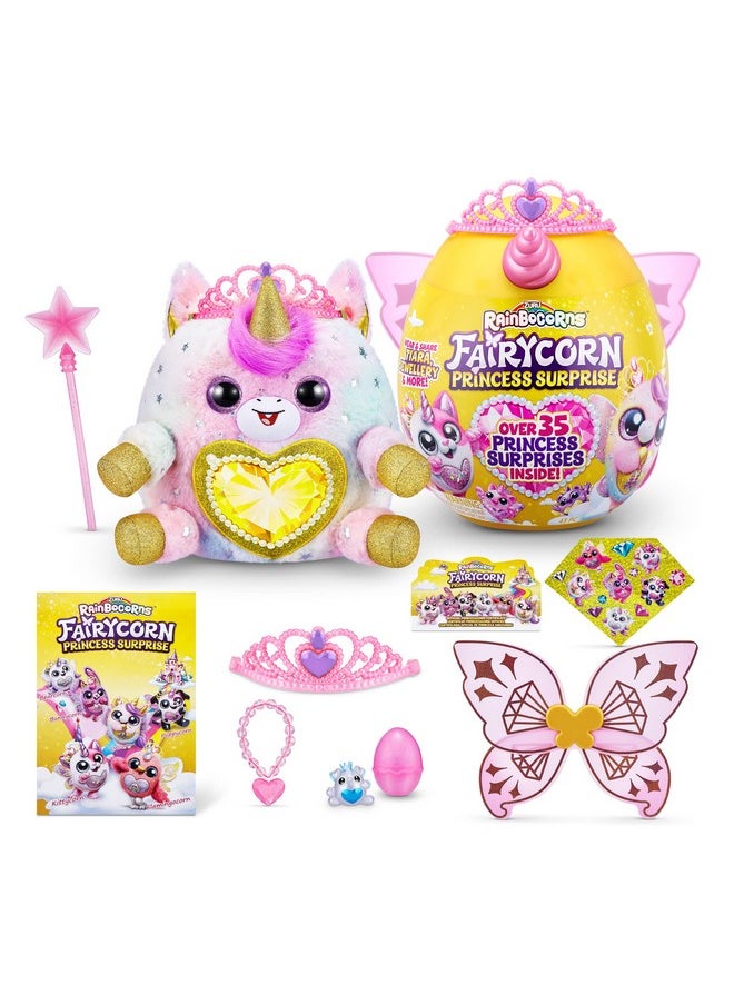 Rainbocorns Fairycorn Princess Surprise (Unicorn) By Zuru 11" Collectible Plush Stuffed Animal, Surprise Egg, Wearable Fairy Wings, Magical Fairy Princess, Ages 3+ For Girls, Children  - Image 1