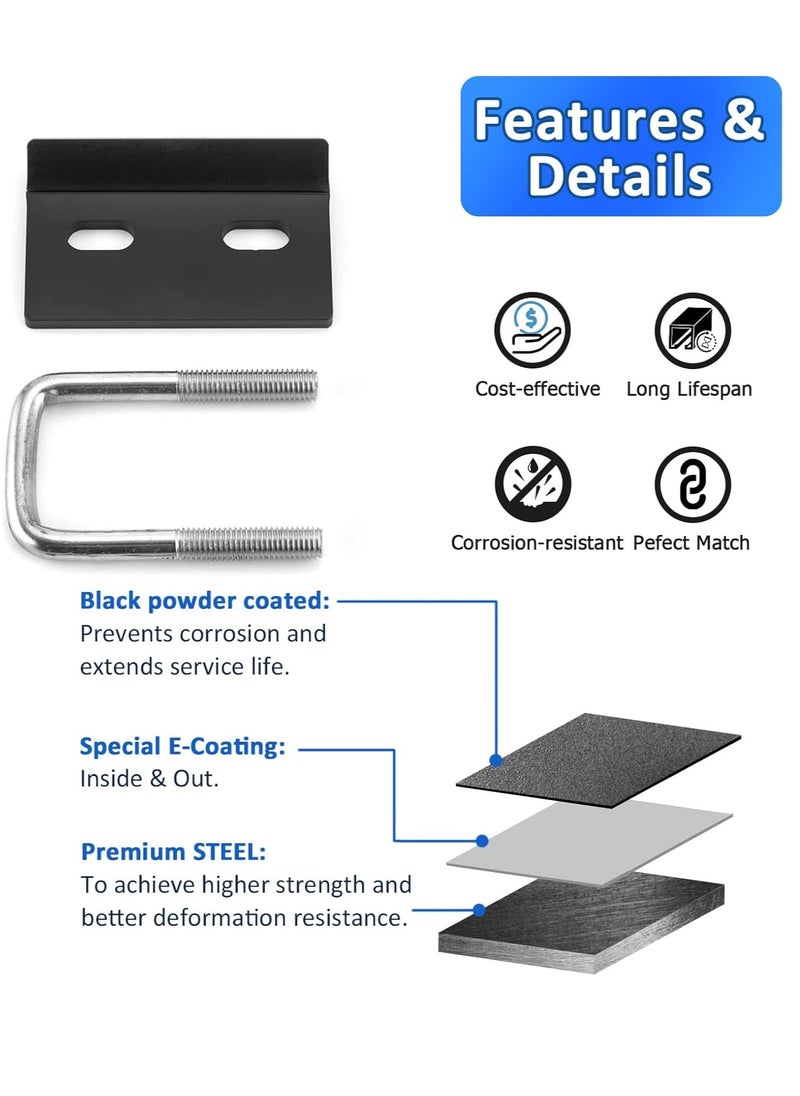 Oasisgalore - Heavy-Duty Hitch Tightener Anti-Rattle Stabilizer for 1.25 and 2 inch Hitches for Hitch Trays, Cargo Carriers, Bike Racks - Image 1