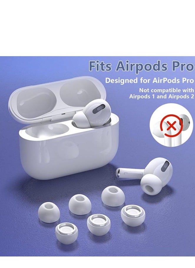Generic 12 Pieces Replacement Ear Tips for AirPods Pro/AirPods Pro 2 Silicon Ear Buds Tips with Noise Reduction Hole, Silicone Ear Tips with Portable Storage Box and Fit in The Charging Case (S/M/L,6 Pairs)  - Image 3
