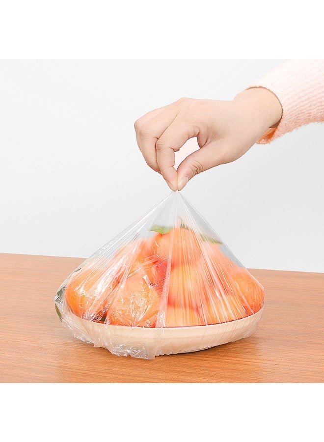 300 قطعة من أكياس حفظ الطعام الطازج، أغطية بلاستيكية مرنة لتخزين الطعام، أكياس بلاستيكية لتخزين الطعام، أكياس بلاستيكية لاصقة لوعاء المطبخ/الأطباق - Image 3