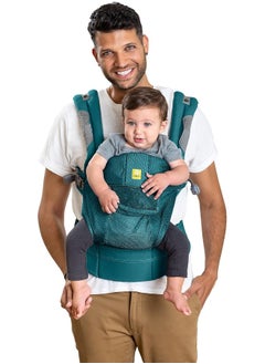 LILLEbaby Complete Airflow Ergonomic 6-in-1 Baby Carrier Newborn to Toddler - with Lumbar Support - for Children 7-45 Pounds - 360 Degree Baby Wearing - Inward and Outward Facing - Pacific Coast