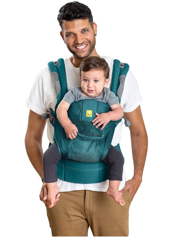 LilleBaby - LILLEbaby Complete Airflow Ergonomic 6-in-1 Baby Carrier Newborn to Toddler - with Lumbar Support - for Children 7-45 Pounds - 360 Degree Baby Wearing - Inward and Outward Facing - Pacific Coast - Image 1