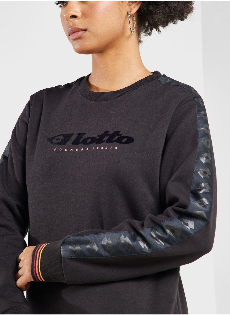 Lotto Sports Athletica Classic  V Seat Rn Sweatshirt  - Image 3
