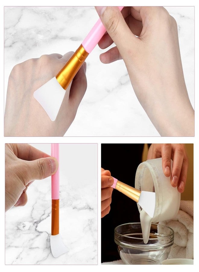 Aternal Silicone Face Mask Brush Set of 2 - Soft Silicone Facial Mud Mask Applicator for Clay Masks, Sleeping Packs, Body Lotion & Body Butter - Spa Beauty Tools for Skincare & Face Packs - Image 5