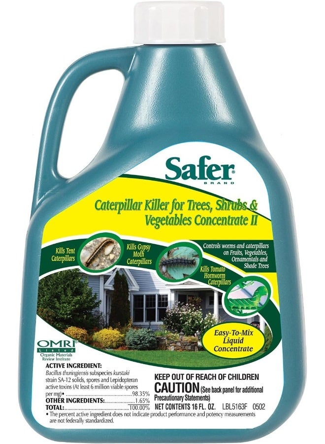 Safer BRAND 5163 Caterpillar Killer II Concentrate 16 oz 