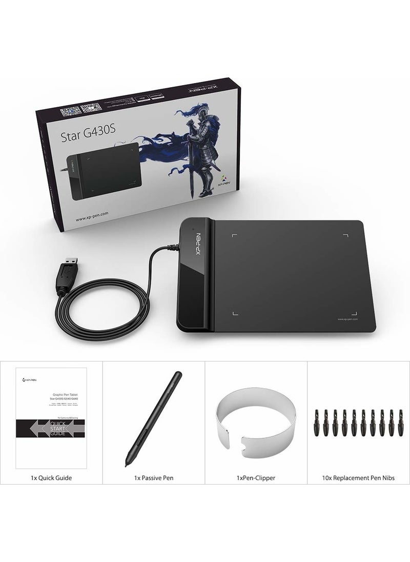 XP-PEN جهاز G430S لوح الرسم + قلم  - Image 3