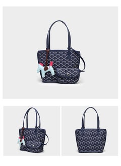 Generic Printed Shopper Small Tote Blue Pendants Random  - Image 3