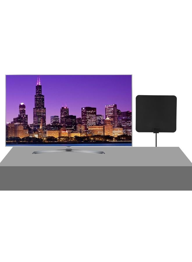 UHF/VHF 1080P HD Digital Indoor Amplified TV Antenna 80 Miles Strong Signal HDTV Antenna