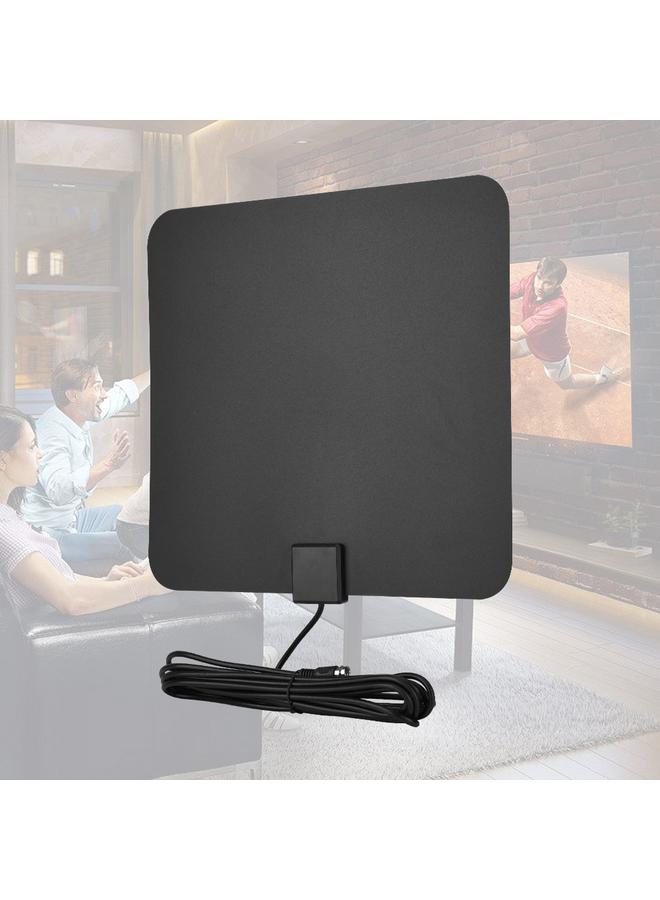 UHF/VHF 1080P HD Digital Indoor Amplified TV Antenna 80 Miles Strong Signal HDTV Antenna