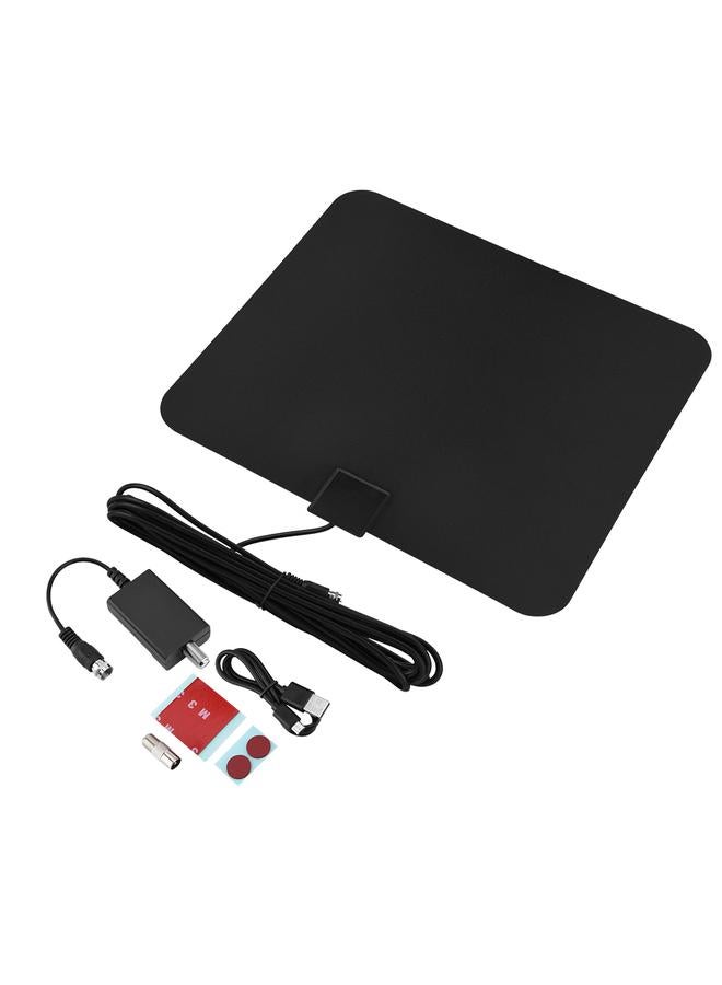 UHF/VHF 1080P HD Digital Indoor Amplified TV Antenna 80 Miles Strong Signal HDTV Antenna
