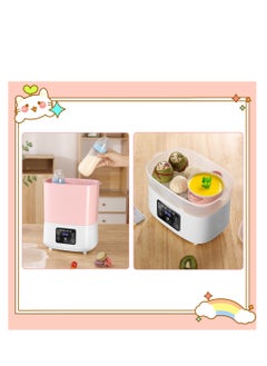 Joyelink 5 in 1 Baby Milk Warmer Bottle/Sterilizer，Baby Bottle Sterilizer, Electric Steam Bottle Sterilizer and Dryer, Universal Fit for All Baby Items Accessories（Pink）  - Image 2