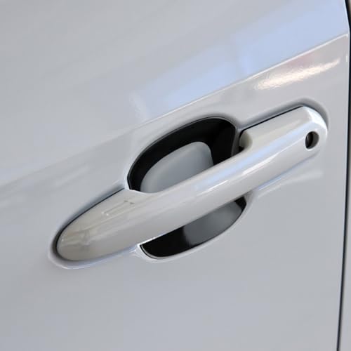 DLOVEG Exterior Door Handle Bowl Cover Compatible for Toyota RAV4 2019 2020 2021 2022 2023 2024 2025 Accessories Door Handle Bowl Scratch Protector Glossy Black - Image 4