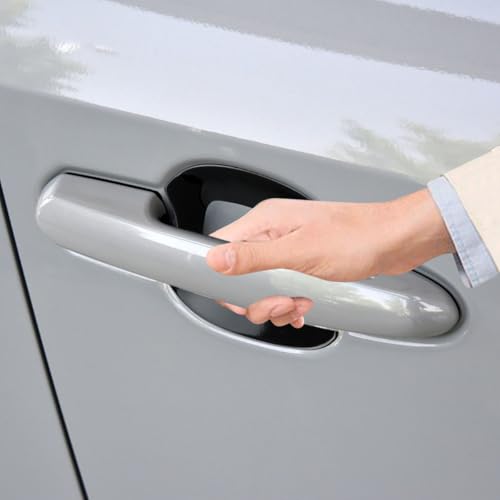 DLOVEG Exterior Door Handle Bowl Cover Compatible for Toyota RAV4 2019 2020 2021 2022 2023 2024 2025 Accessories Door Handle Bowl Scratch Protector Glossy Black - Image 5