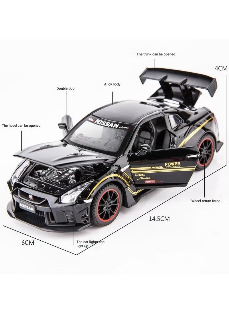 NIBEMINENT 1:32 Nissan GTR R35 Alloy Toy Car Model  - Image 4