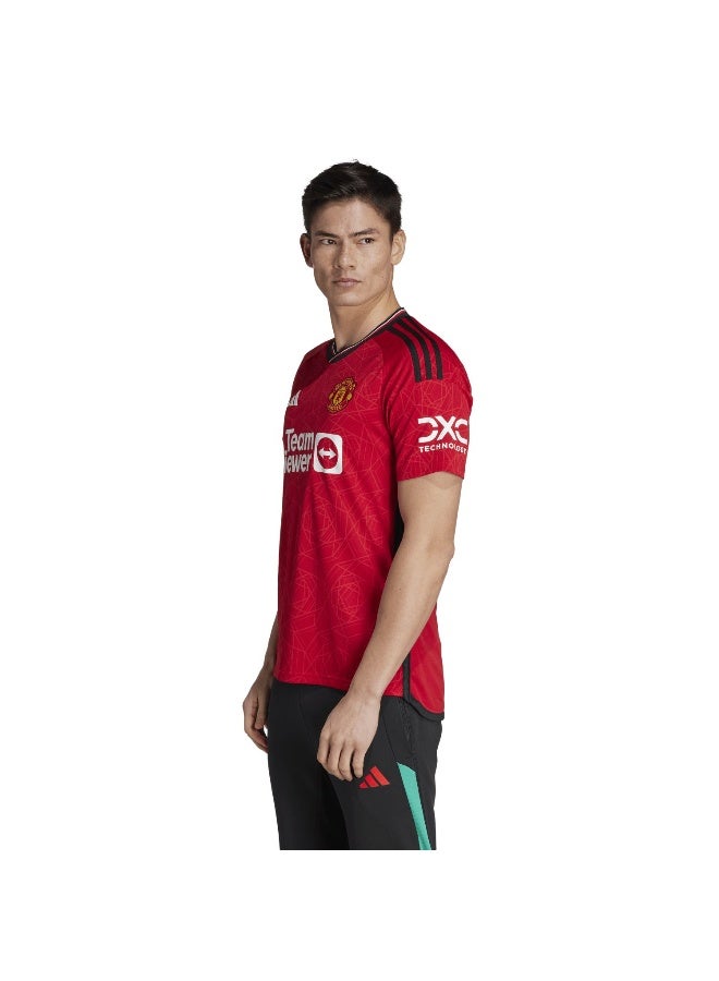 Adidas Mufc H Jsy Red Football Jerseys XS  - Image 4