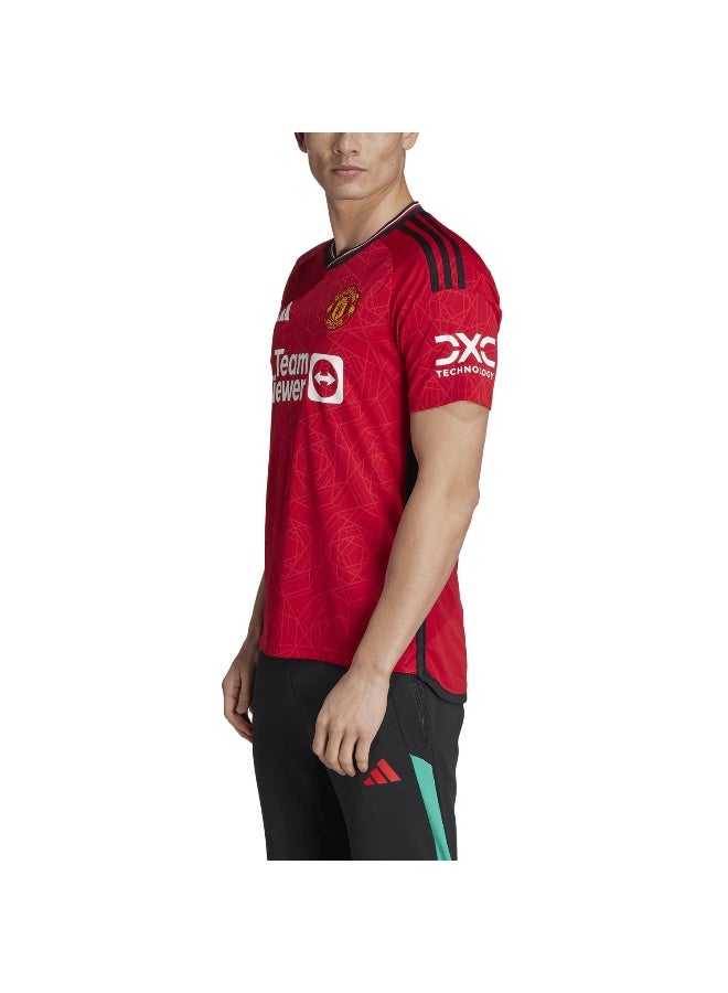 Adidas Mufc H Jsy Red Football Jerseys XS  - Image 5