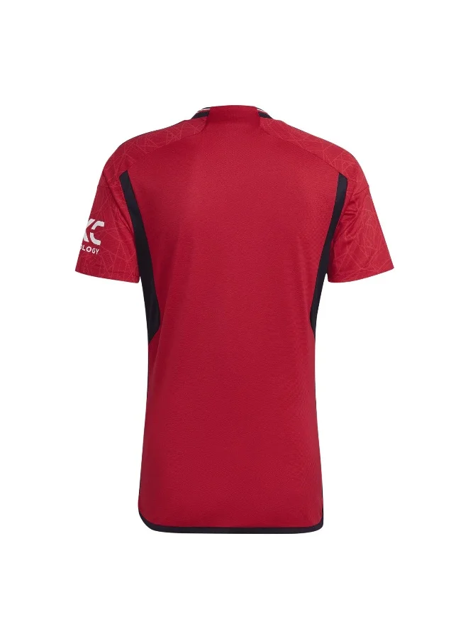 Adidas Mufc H Jsy Red Football Jerseys XS