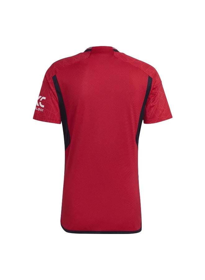 Adidas Mufc H Jsy Red Football Jerseys XS  - Image 3