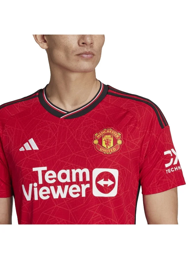 Adidas Mufc H Jsy Red Football Jerseys XS