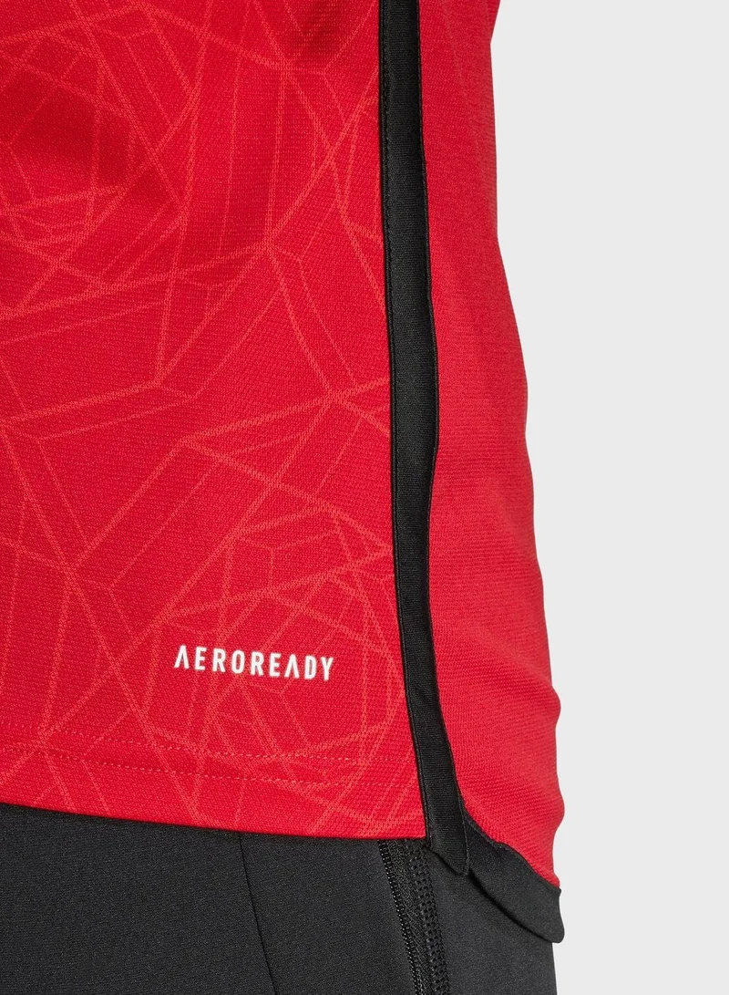 adidas قمصان كرة قدم حمراء