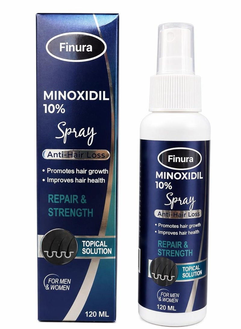 Finura Minoxidil 10% Spray Anti- Hair Loss 120ml - Image 1