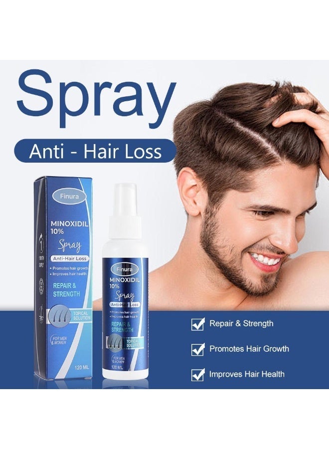 Finura Minoxidil 10% Spray Anti- Hair Loss 120ml - Image 4
