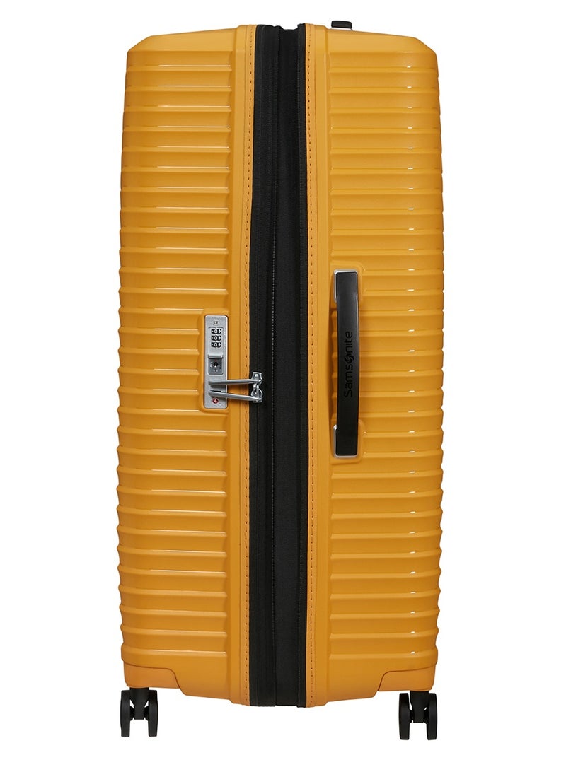 Samsonite حقيبة سفر أبسكيب بحجم تسجيل الدخول 81 سم / 30 بوصة، 4 عجلات دوارة، بولي بروبيلين + RPET، أصفر | جيب شبكي داخلي | قابلة للتوسيع | فاصل قابل للإزالة | قفل TSA - ضمان دولي لمدة 10 سنوات - Image 3