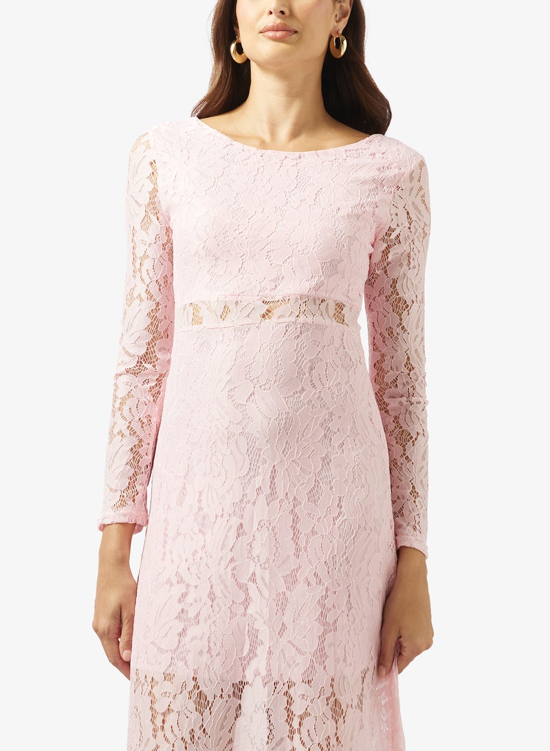 ELLA Lace A-line Dress - Image 3