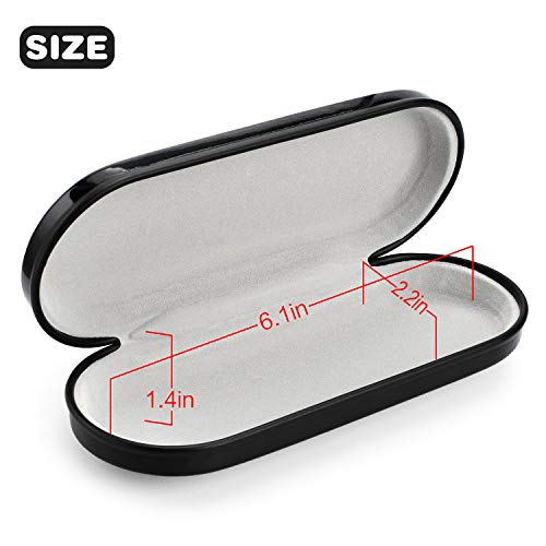 Vemiss Hard Shell Eyeglass Cases, Lightweight Portable Glasses Case for Women Men (A-green) - Image 3