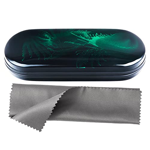 Vemiss Hard Shell Eyeglass Cases, Lightweight Portable Glasses Case for Women Men (A-green) - Image 1