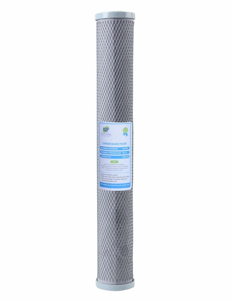 Hi-Tech CTO 20" 2.5 Dia Chlorine Taste and Odor Removal Filter - Image 1