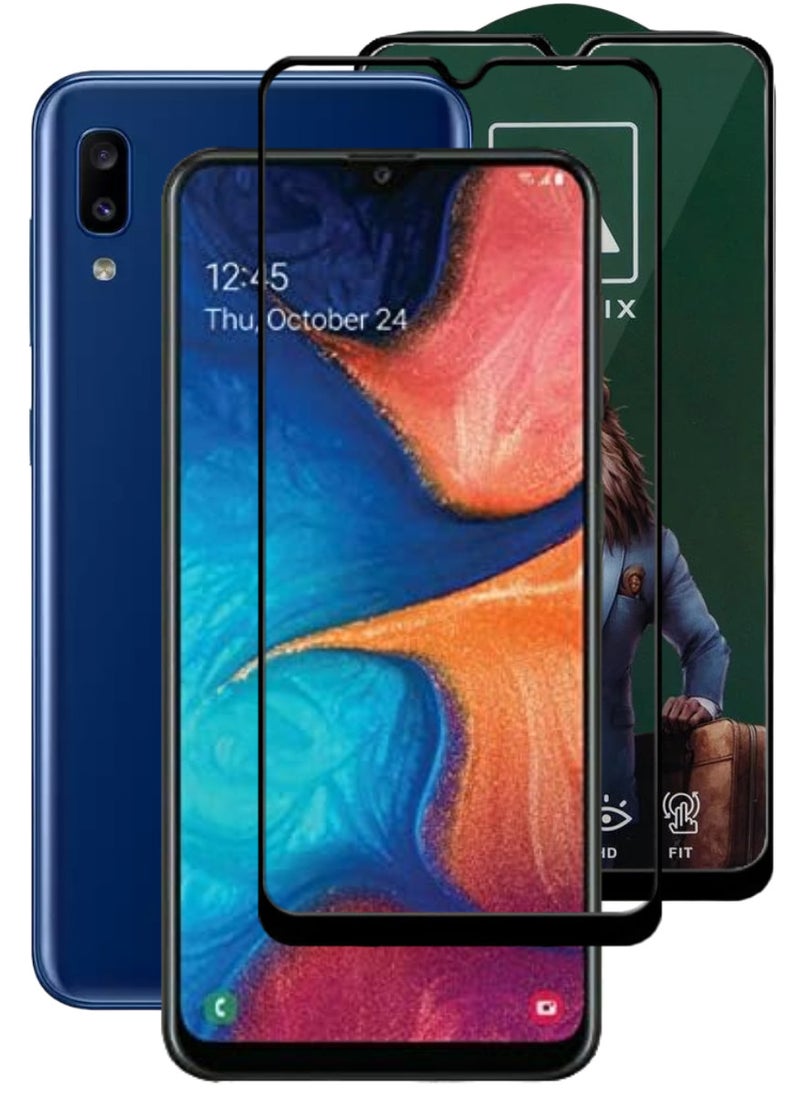 ACLIX Antistatic ESD Dustproof Premium Quality High Definition Tempered Glass Screen Protector Designed For Samsung Galaxy A20 - Image 1