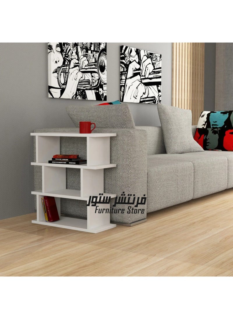 فرنتشر ستور ترابيزة قهوة - ارتفاع 60 سم - عرض 60 سم - عمق 24 سم ، من فرنتشر ستور.  - Image 1
