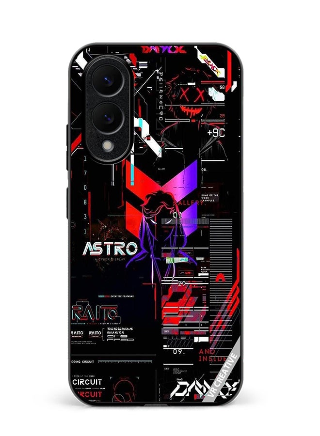 VR CREATIVE Protective Case Cover For Samsung Galaxy S25 Edge Astro Design Multicolour