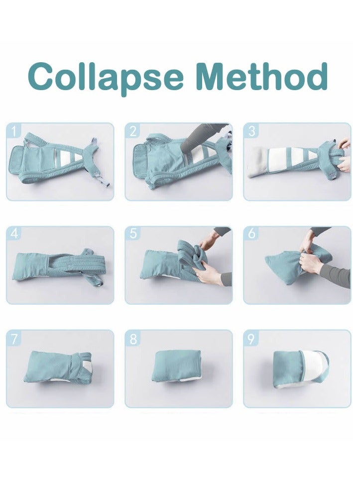 Baby Carrier Newborn to Toddler, Cozy Baby Wrap Carrier(7-30lbs), Easily Adjustable Toddler Carrier, Lightweight Baby Holder Carrier, Baby Sling Carrier, All Positions Baby Chest Carrier  - Image 5