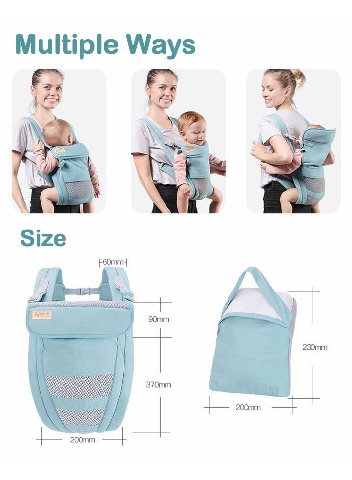 Baby Carrier Newborn to Toddler, Cozy Baby Wrap Carrier(7-30lbs), Easily Adjustable Toddler Carrier, Lightweight Baby Holder Carrier, Baby Sling Carrier, All Positions Baby Chest Carrier  - Image 4