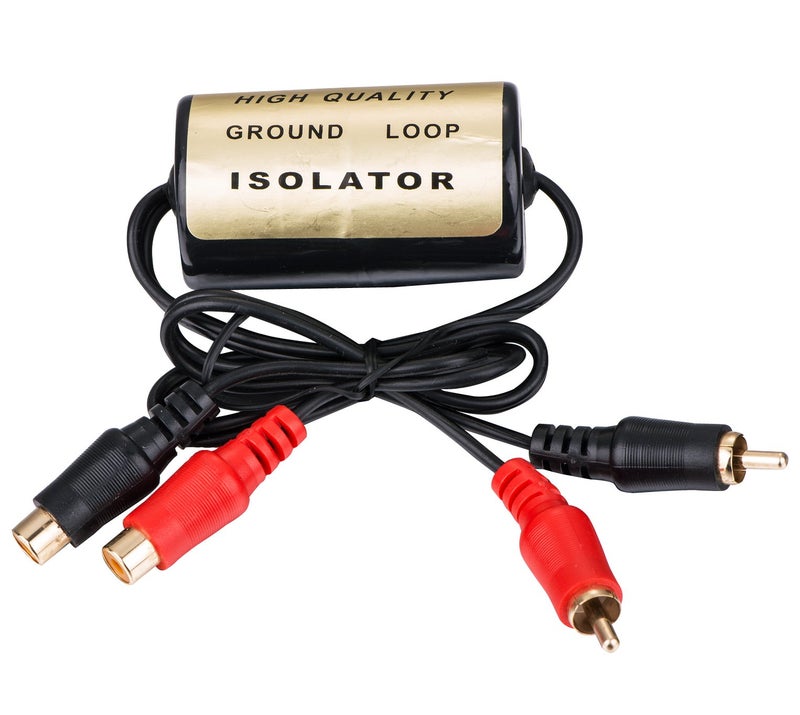 YongjiangXia YONGJIANGXIA Ground Loop Noise Isolator, Amplifier Noise Filter for Car Audio Home Stereo, Feedback Loop Isolator, Car Stereo Noise Suppressor Reducer Alternator, Eliminate Buzzing Noise in Audio 20A - Image 2