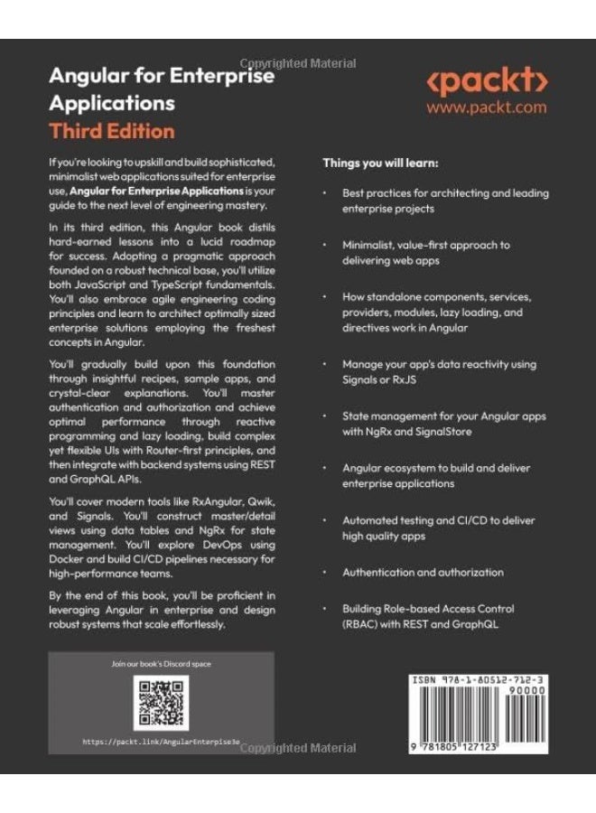 Packt Angular for Enterprise Applications - Third Edition: Build scalable Angular apps using the minimalist Router-first architecture  - Image 2
