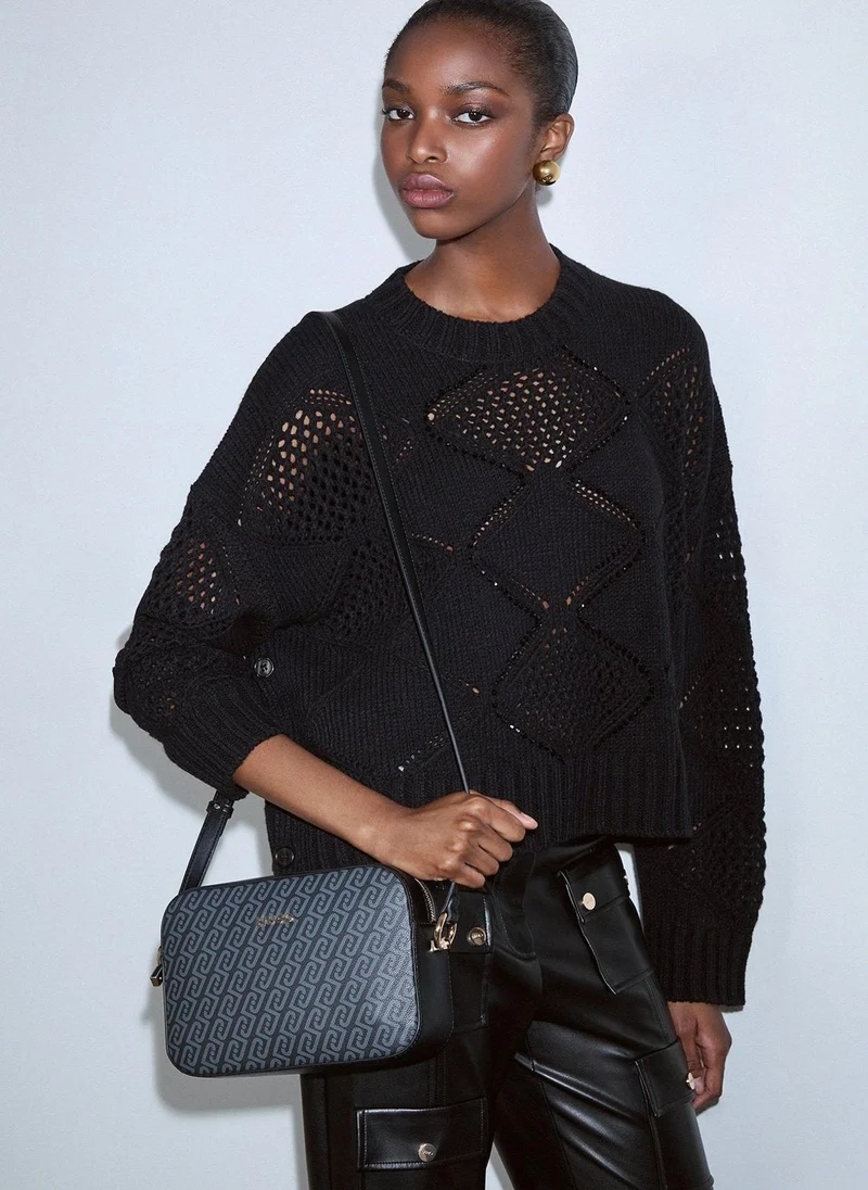 ليو جو Medium Monogram Crossbody Bag